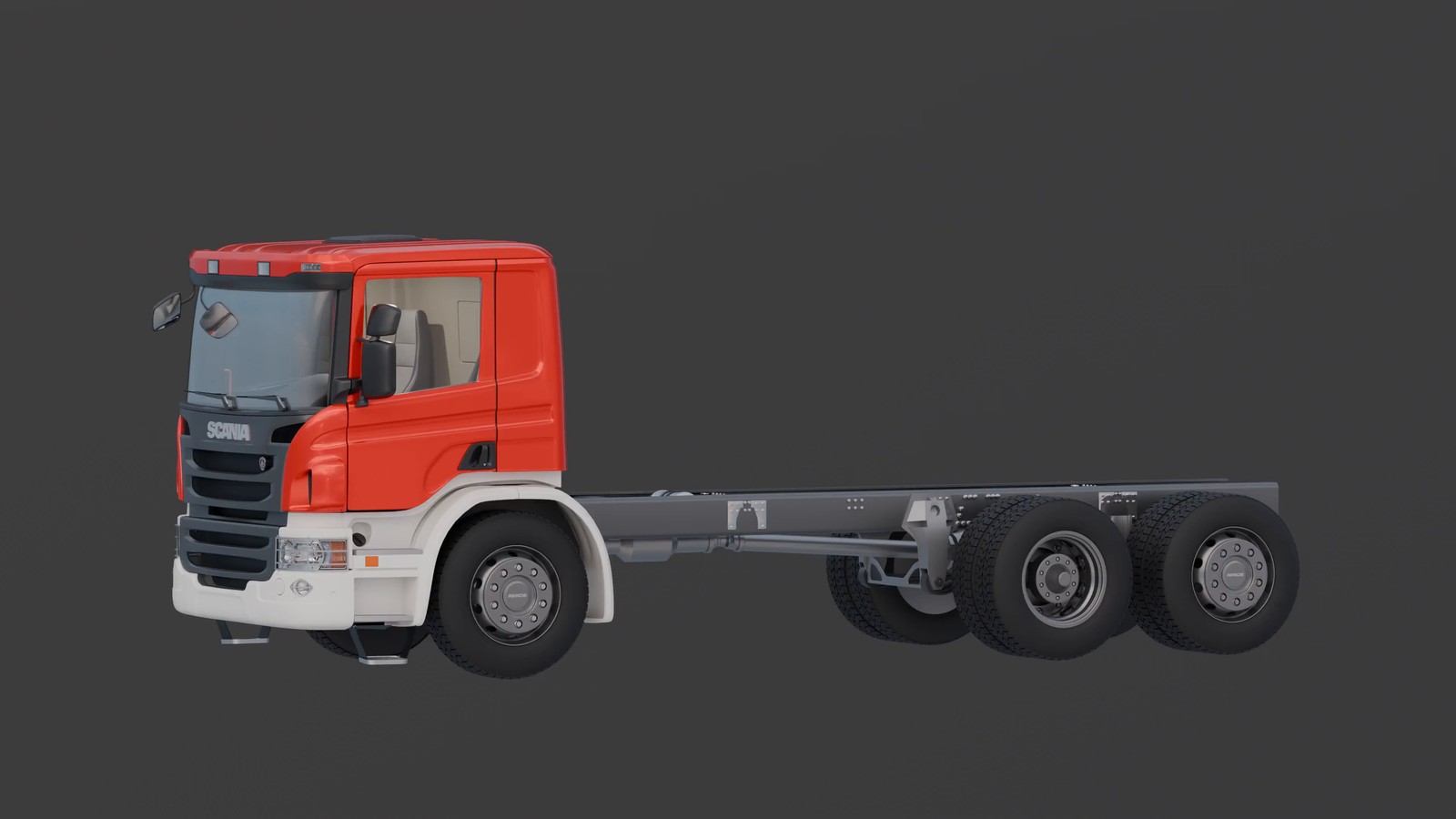 Scania P-series 2008-2014 SingleCab 360 view