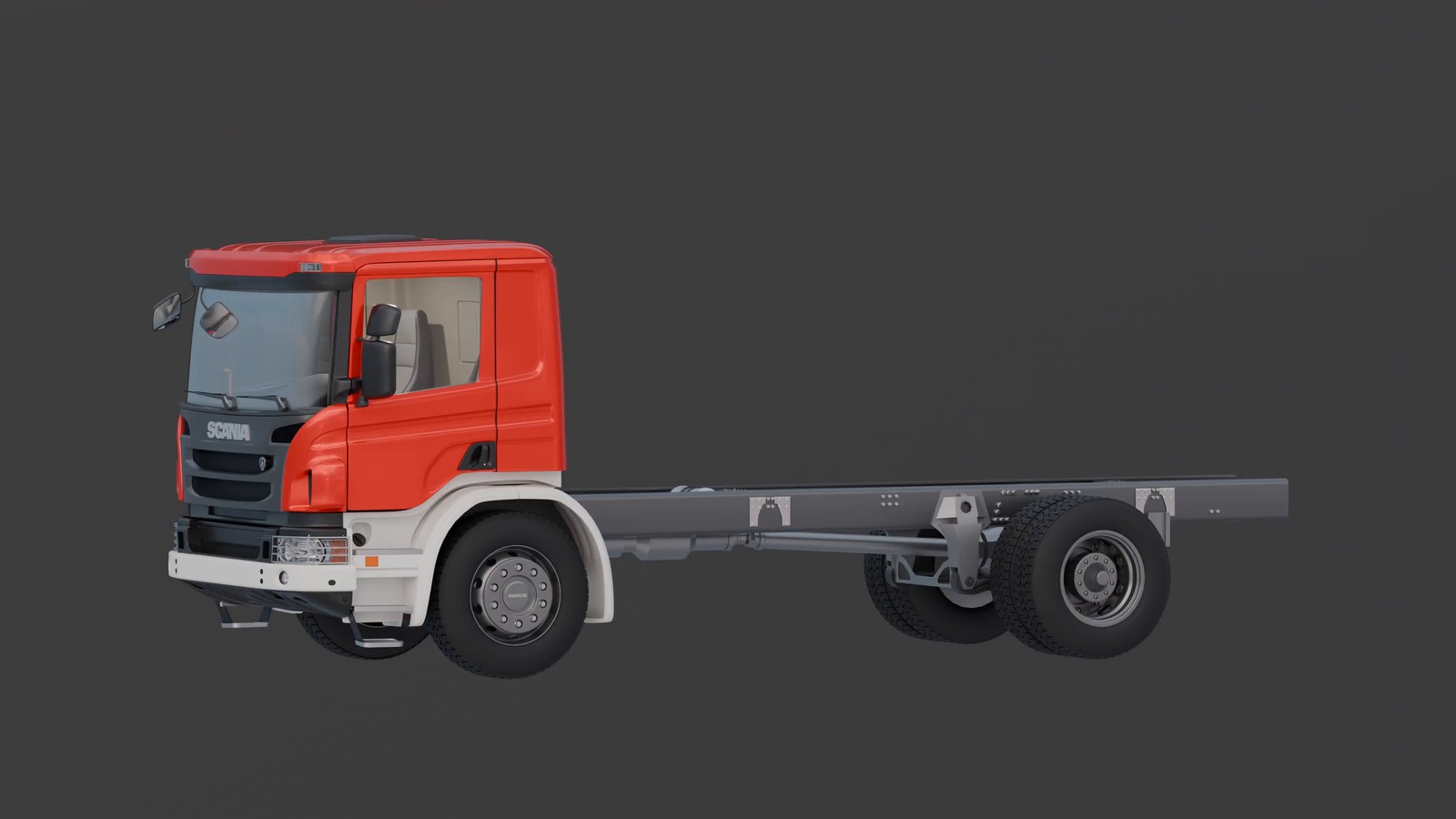 Scania P-series 2008-2014 SingleCab 360 view
