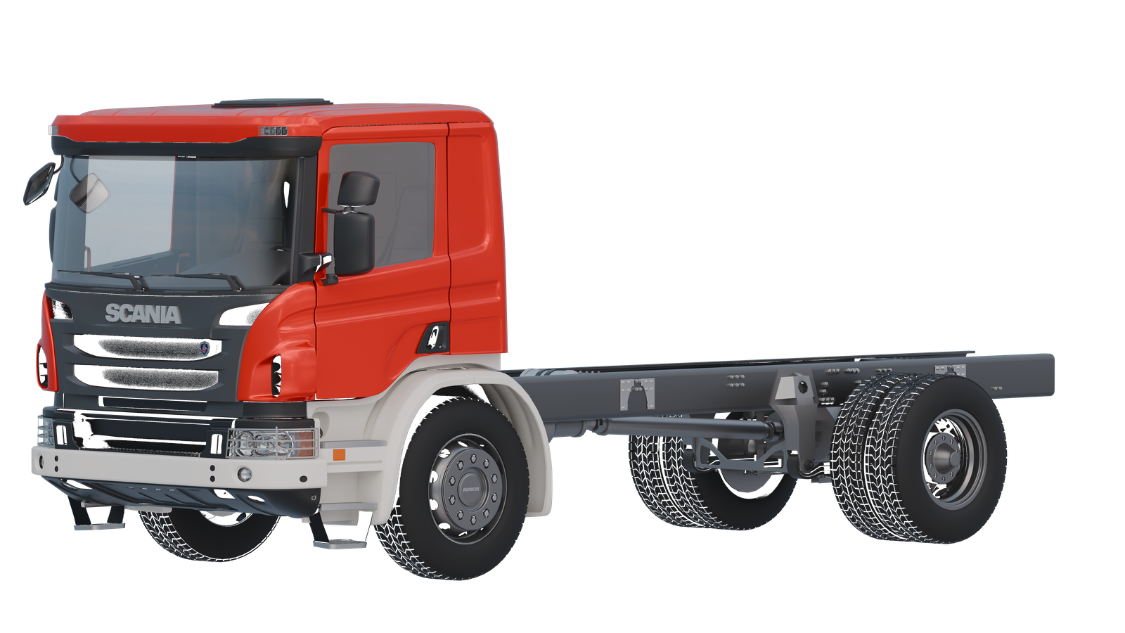 Scania P-series 2008-2014 SingleCab 3D model